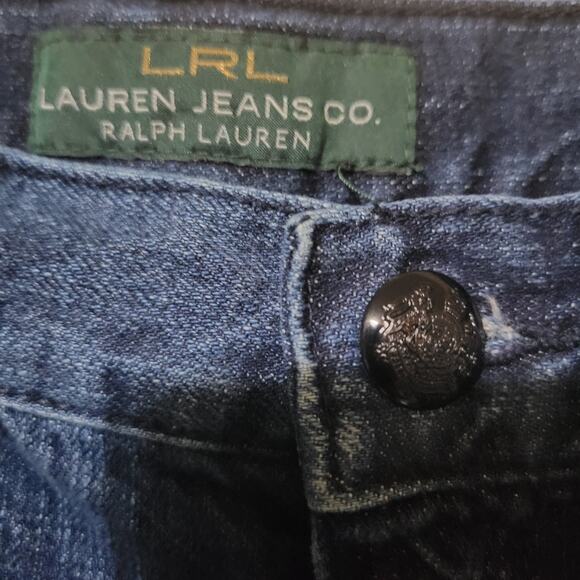 Lauren Ralph Lauren Straight Leg Blue Classic Straight Jeans Embezzled •12 - Picture 2 of 9